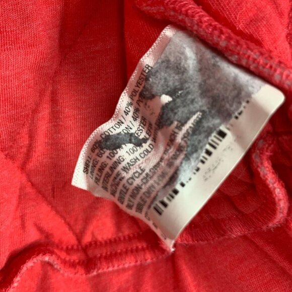 Wild Fable Jacket Pink Quilted Full Front Zip Hooded - Picture 9 of 13